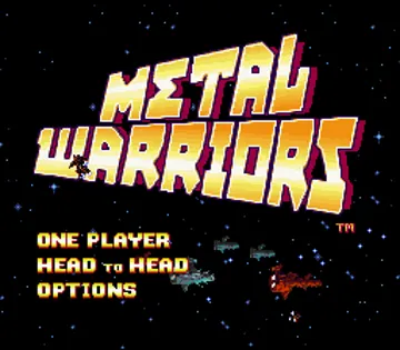 Metal Warriors (USA) screen shot title